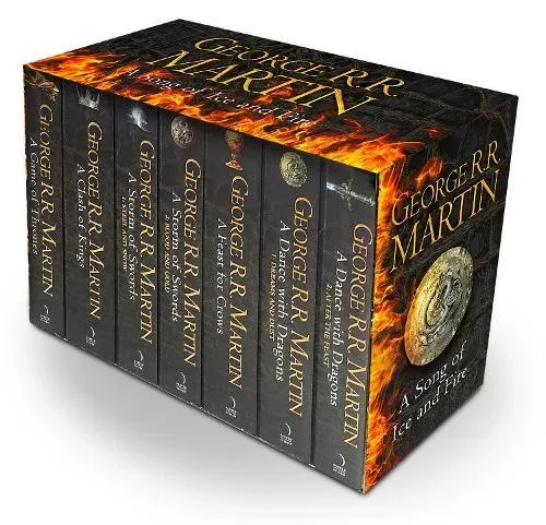 GAME OF THRONES STORY CON PB : The complete boxset of all 7 books