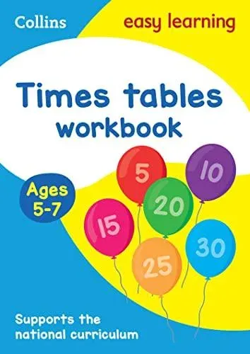 EASY LEARN TTABLES WB AGE 5-7 : Ideal for home learning