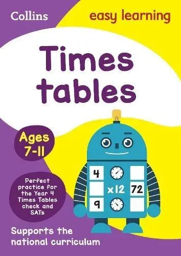 EASY LEARN TIMES TABL AGE 7-9 : Ideal for home learning