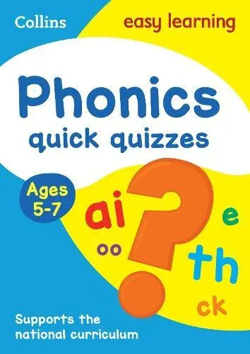 EASY LEARN PHONICS QUIZ 5-7 : Ideal for home learning