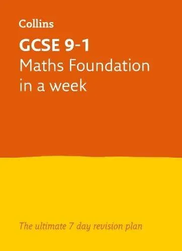 GCSE 9-1 MATH F 1WK PB : Ideal for the 2026 and 2027 exams