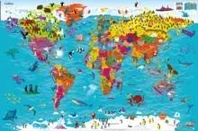 CHILDRENS WORLD WALL MAP MTU