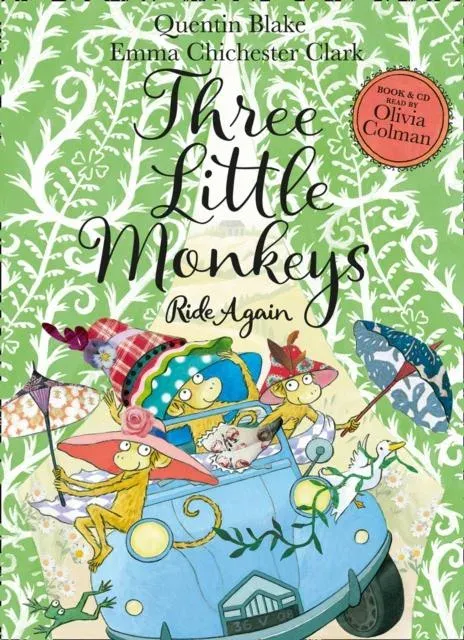 THREE LITTLE MONKEYS RIDE MIX : Book & CD