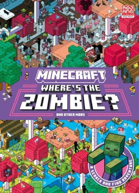 MNCRFT WHERES ZOMBIE HB : Search and Find Adventure