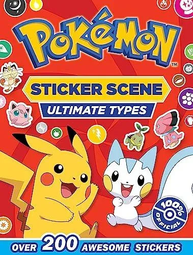 POKEMON ULTIMATE TYPES STICKER SCENE
