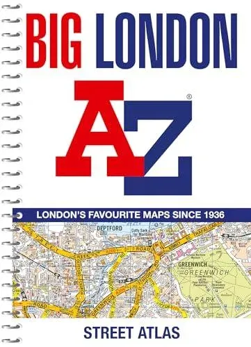 BIG LONDON A-Z STREET ATL SP : Detailed and accurate iconic street map of London