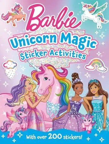 Barbie Unicorn Magic Sticker Activity Book