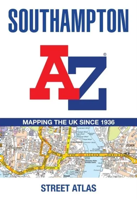 SOUTHAMPTON A-Z STREET ATL PB : Navigate your way around Southampton with ease using trusted mapping