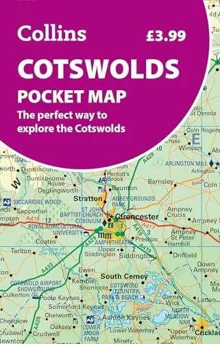 COTSWOLDS POCKET MAP MFO : The perfect way to explore the Cotswolds