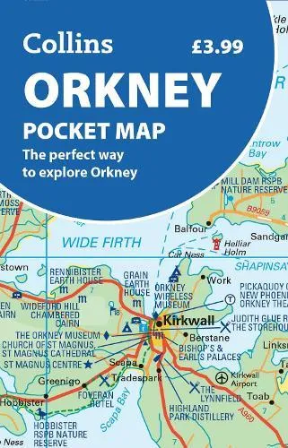 ORKNEY POCKET MAP MFO : The perfect way to explore Orkney