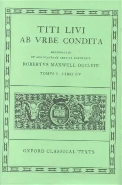 Livy Ab Urbe Condita Books I-V