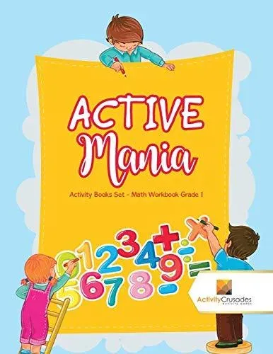 ACTIVE Mania : Activity Books Set - Math Workbook Grade 1