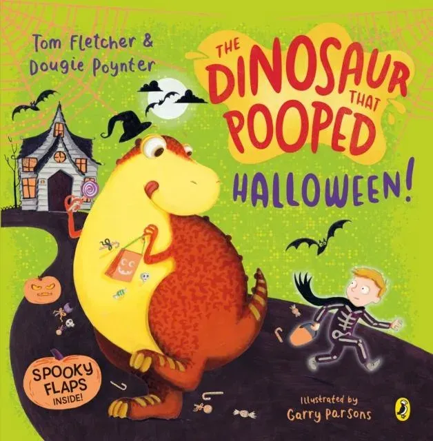The Dinosaur that Pooped Halloween! : A spooky lift-the-flap adventure