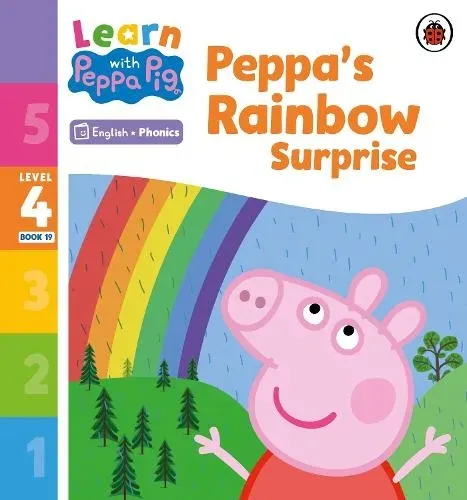 Learn with Peppa Phonics Level 4 Book 19 – Peppa's Rainbow Surprise (Phonics Reader)