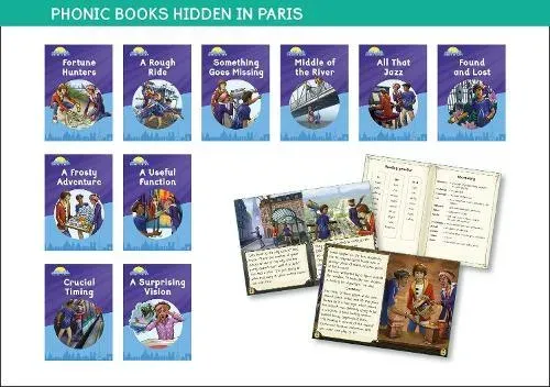 Phonic Books Hidden in Paris : Alternative vowel and consonant spellings, and Latin suffixes