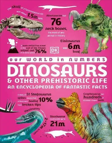 Our World in Numbers Dinosaurs and Other Prehistoric Life : An Encyclopedia of Fantastic Facts