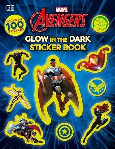 Marvel Avengers Glow in the Dark Sticker Book