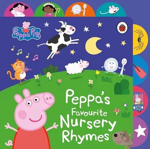 Peppa Pig: Peppa's Favourite Nursery Rhymes : Tabbed Board Book