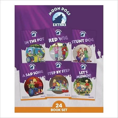Phonic Books Moon Dogs Extras Set 2 : Adjacent consonants and consonant digraphs