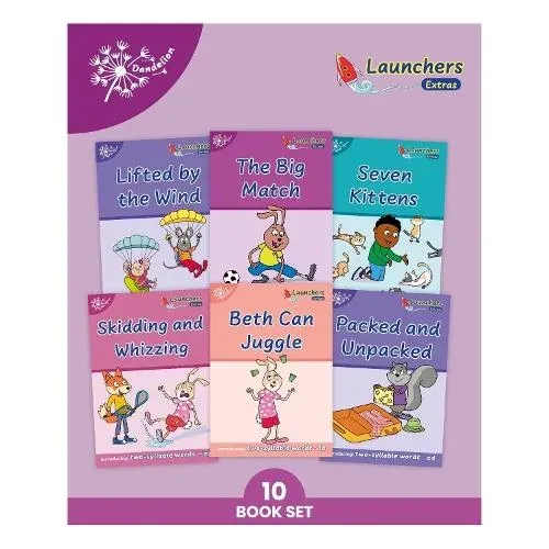 Phonic Books Dandelion Launchers Extras Stages 16-20 : Simple two-syllable words and suffixes