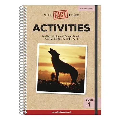 Phonic Books The Fact Files 1 Activities : Adjacent consonants and consonant digraphs, suffixes -ed and -ing