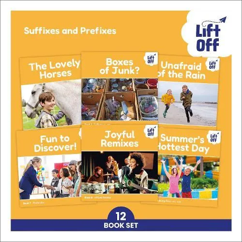 Phonic Books Lift Off Readers Suffixes and Prefixes