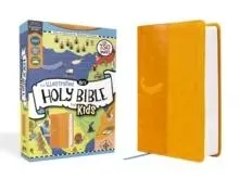 NIrV, The Illustrated Holy Bible for Kids, Leathersoft, Yellow, Full Color, Comfort Print