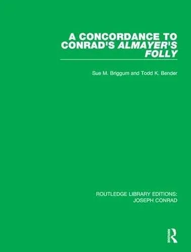 Concordance to Conrad's Almayer's Folly