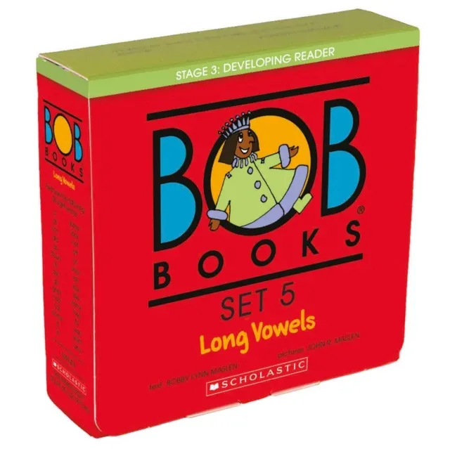 Bob Books: Long Vowels (8 Books) (Stage 3: Developing Readers)