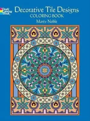Decorative Tile Designs Coloring Book