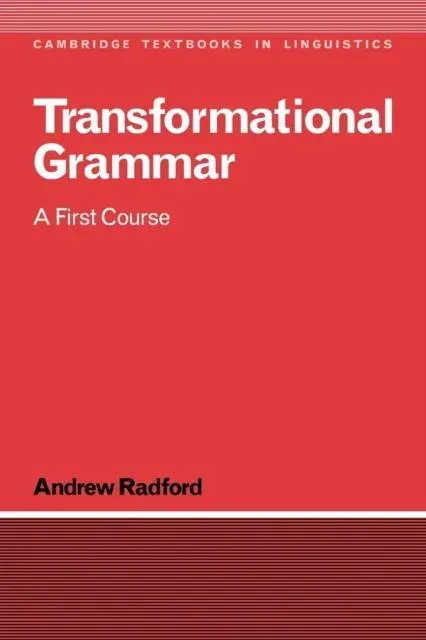 Transformational Grammar:Radford
