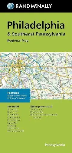 Rand McNally Folded Map: Philadelphia & Southeast Pennsylvania Regional Map