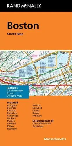 Rand McNally Folded Map: Boston Street Map
