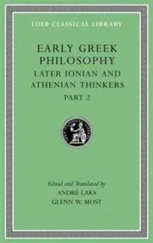 Early Greek Philosophy, Volume VII