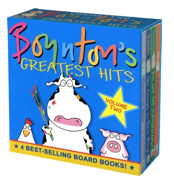 Boynton's Greatest Hits The Big Yellow Box (Boxed Set) : The Going to Bed Book; Horns to Toes; Opposites; But Not the Hippopotamus