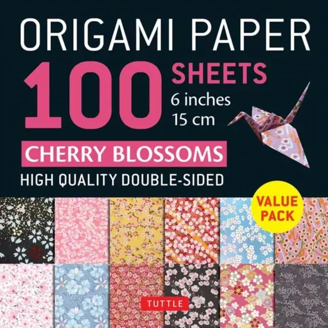 Origami Paper 100 Sheets Cherry Blossoms 6' (15 cm)