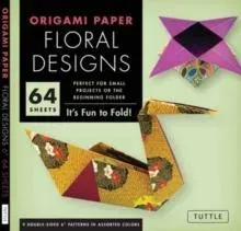 Origami Paper - Floral Designs - 6' - 60 Sheets