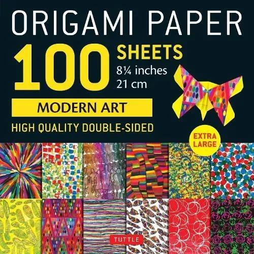 Origami Paper 100 sheets Modern Art 8 1/4'