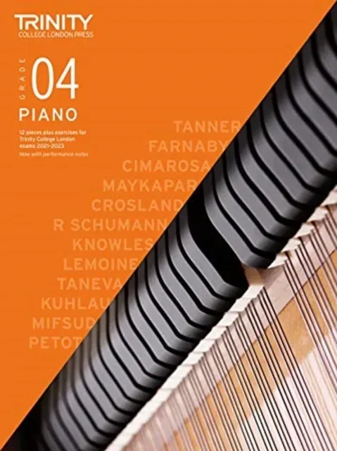 Trinity College London Piano Exam Pieces Plus Exercises From 2021: Grade 4