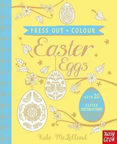 Press Out and Colour: Easter Eggs