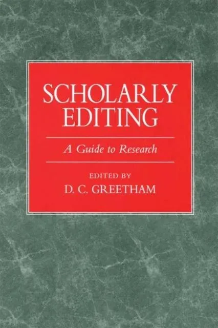 Scholarly Editing