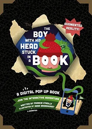 Boy with His Head Stuck in a Book