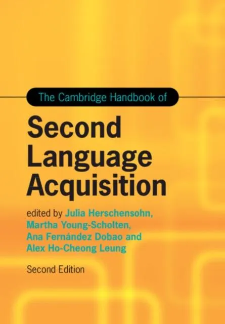 Cambridge Handbook of Second Language Acquisition