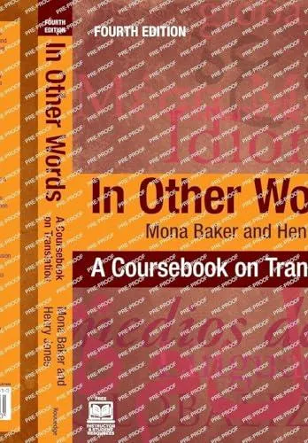 In Other Words: A Coursebook on Translation
