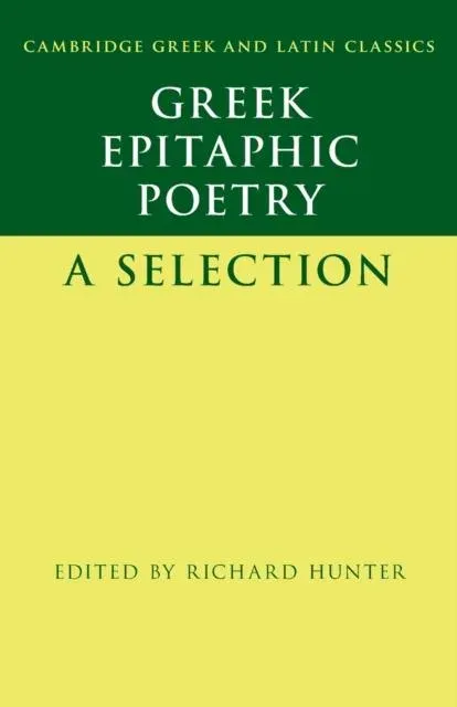 Greek Epitaphic Poetry