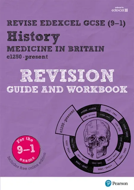 Pearson REVISE Edexcel GCSE History Medicine in Britain Revision Guide and Workbook incl. online revision and quizzes - for 2026, 2027 exams