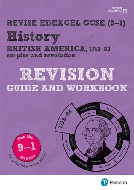 Pearson REVISE Edexcel GCSE History British America Revision Guide and Workbook incl. online revision - for 2026, 2027 exams