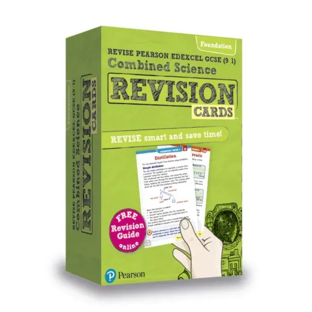 Pearson REVISE Edexcel GCSE Combined Science (Foundation) Revision Cards - for 2026, 2027 exams