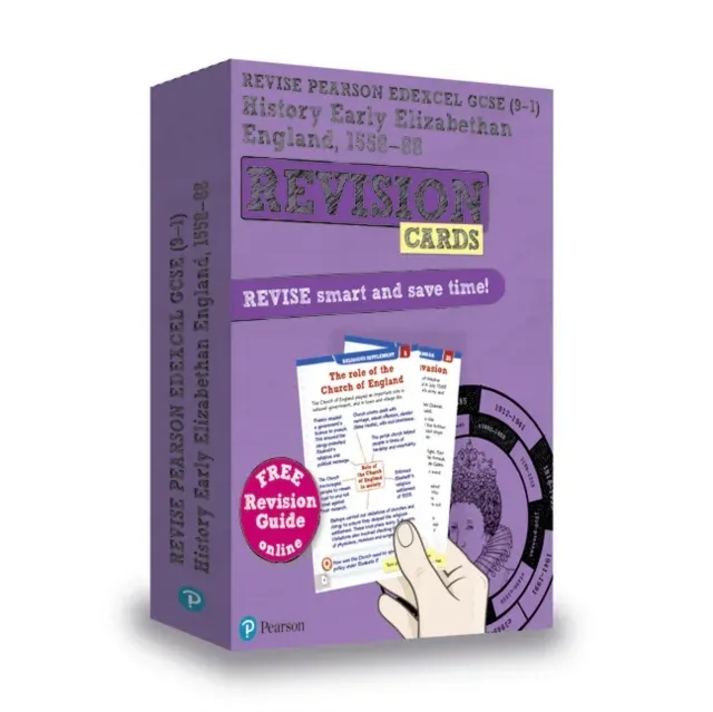 Pearson REVISE Edexcel GCSE History Elizabethan England Revision Cards