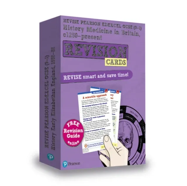 Pearson REVISE Edexcel GCSE History Medicine in Britain Revision Cards